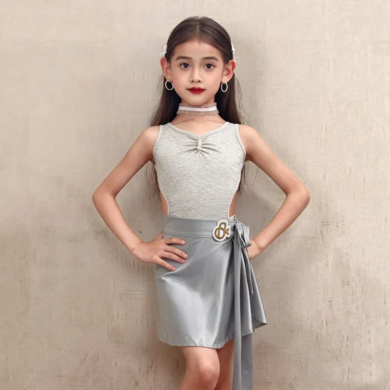 2026 New Girls Latin Dance Dress Performance Costumes Kids Rumba Clothing Sleeveless Top Skirt Split Suit Stage Wearing DQL12750
2026 New Girls Latin Dance Dress Performance Costumes Kids Rumba Clothing Sleeveless Top Skirt Split Suit Stage Wearing DQL12750