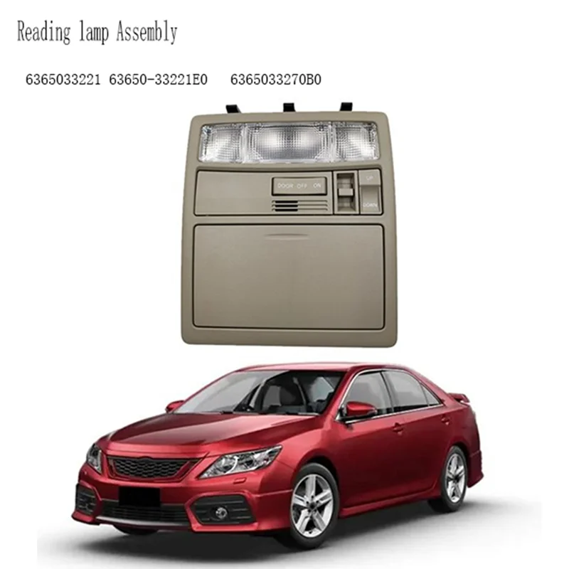 Ceiling Light Assembly Reading Lamp With Sunroof Switch Sunglass Holder For Toyota Land Cruiser Camry Aurion 2007-2011
Ceiling Light Assembly Reading Lamp With Sunroof Switch Sunglass Holder For Toyota Land Cruiser Camry Aurion 2007-2011