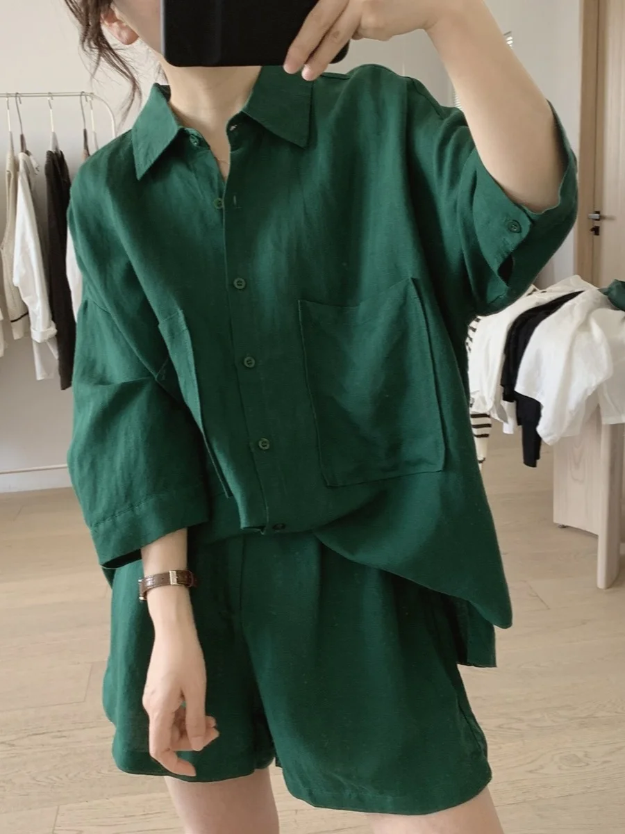 Summer Linen irt Thin Artistic Cotton Linen Wide Leg Pants Two Piece Set High End Faion Women's Clothing
Summer Linen irt Thin Artistic Cotton Linen Wide Leg Pants Two Piece Set High End Faion Women's Clothing