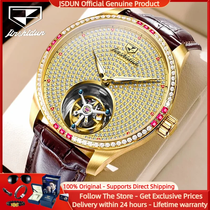 JSDUN 822, лучшие часы с турбийоном, роскошные мужские автоматические механические часы с бриллиантами, деловые мужские часы с высоким кожаным ремешком для зрелых людей
JSDUN 822, лучшие часы с турбийоном, роскошные мужские автоматические механические часы с бриллиантами, деловые мужские часы с высоким кожаным ремешком для зрелых людей