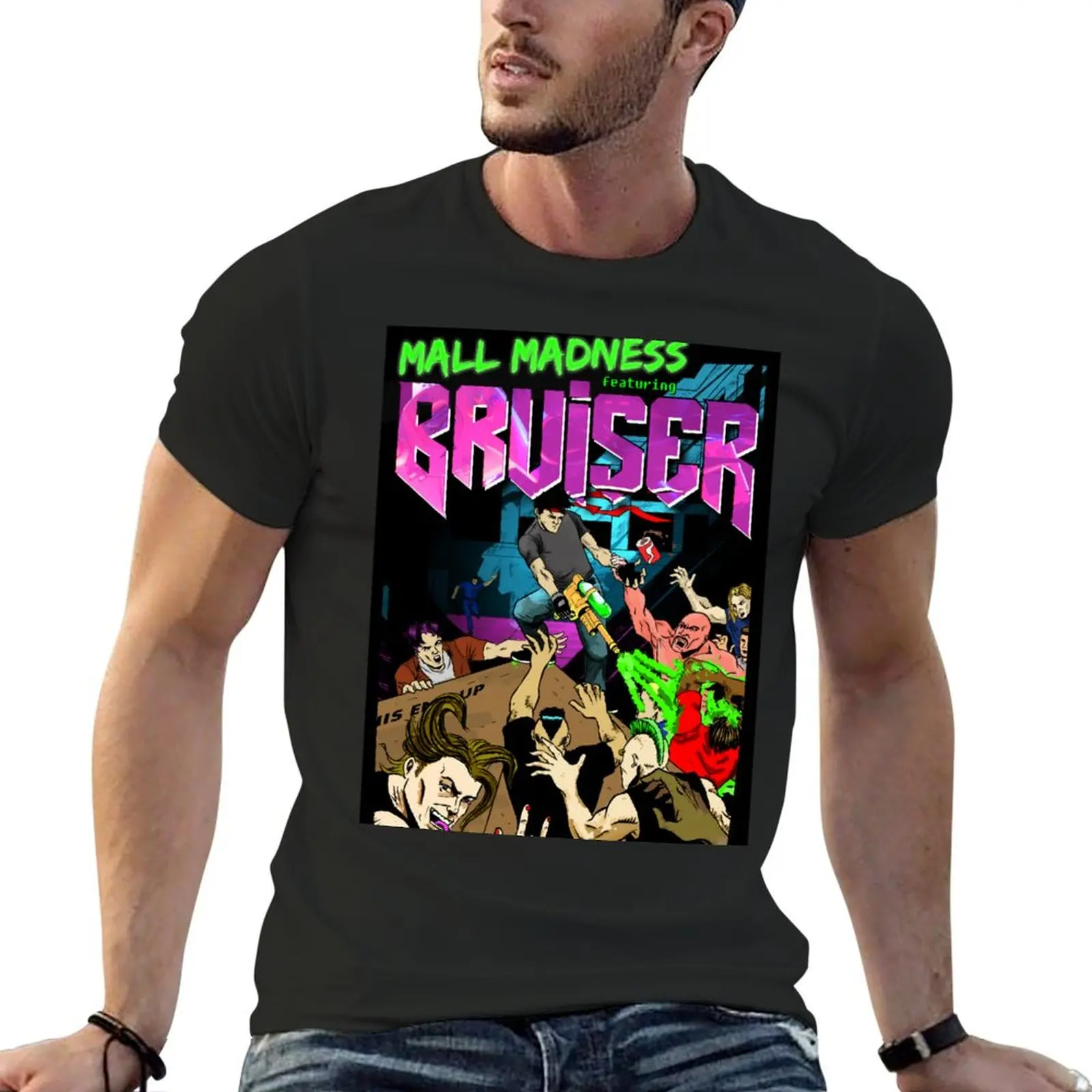 Mall Madness - Bruiser Video Game Shirt T-Shirt Aesthetic clothing summer tops summer top funny t shirts men
Mall Madness - Bruiser Video Game Shirt T-Shirt Aesthetic clothing summer tops summer top funny t shirts men