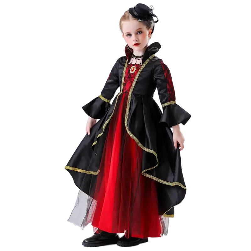 HN8 Children Queen Costumes Halloween Kids Vampire Cosplay Dress Retro Palace Costume Carnival Witch Dress Them Party Fancy 8…Gf
HN8 Children Queen Costumes Halloween Kids Vampire Cosplay Dress Retro Palace Costume Carnival Witch Dress Them Party Fancy 8…Gf