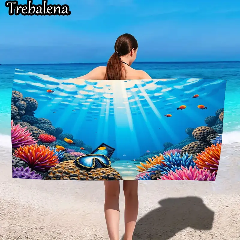 Ультрамягкое пляжное полотенце 30*60 дюймов с пляжным полотенцем Ocean Life для подводного плавания с коралловым рифом
Ультрамягкое пляжное полотенце 30*60 дюймов с пляжным полотенцем Ocean Life для подводного плавания с коралловым рифом
