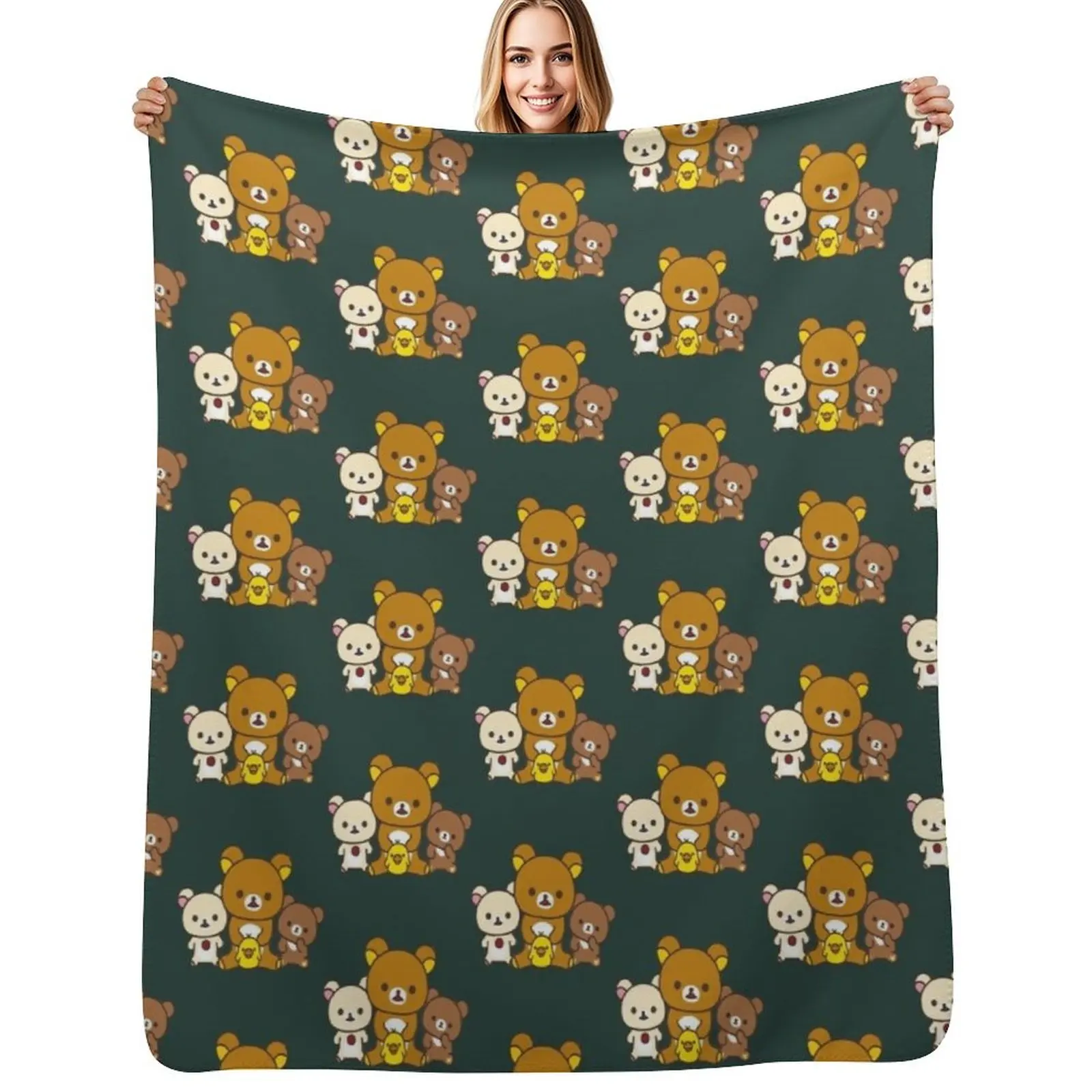 Rilakkuma Farm Throw Blanket Easy Care Comfortable Blanket for Couch
Rilakkuma Farm Throw Blanket Easy Care Comfortable Blanket for Couch