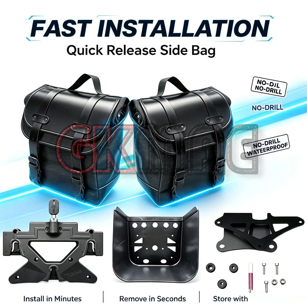 Fit For Vulcan S 650 Motorcycle Modified Side Boxes Quick-release Waterproof Leather Panniers Helmet Bags Travel Bags
Fit For Vulcan S 650 Motorcycle Modified Side Boxes Quick-release Waterproof Leather Panniers Helmet Bags Travel Bags