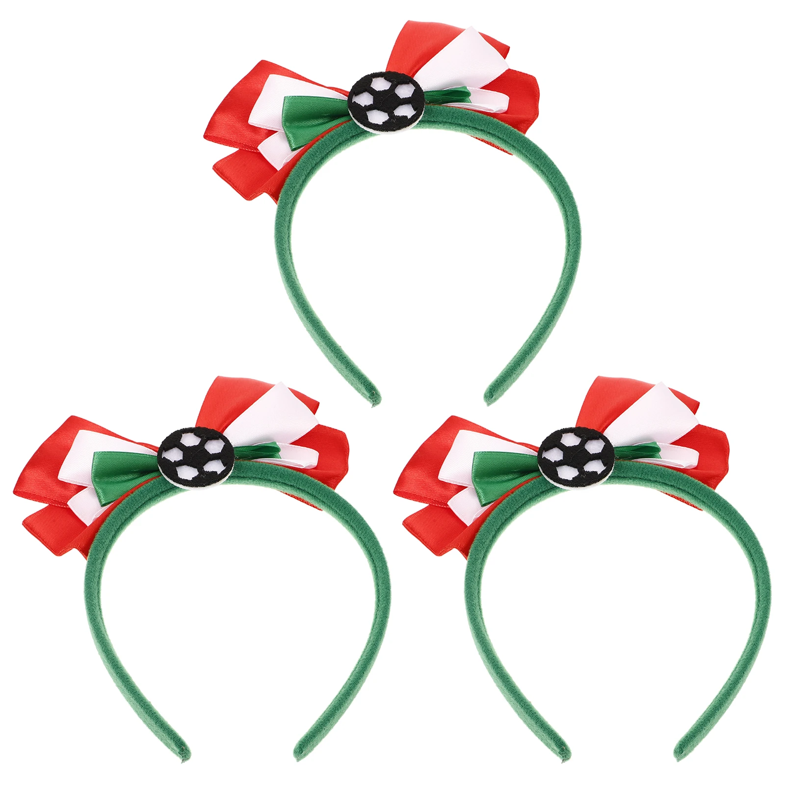 3 Pcs Bow Tie Red Football Headband Headbands Plastic Soccer Hair Accessories for Girls
3 Pcs Bow Tie Red Football Headband Headbands Plastic Soccer Hair Accessories for Girls