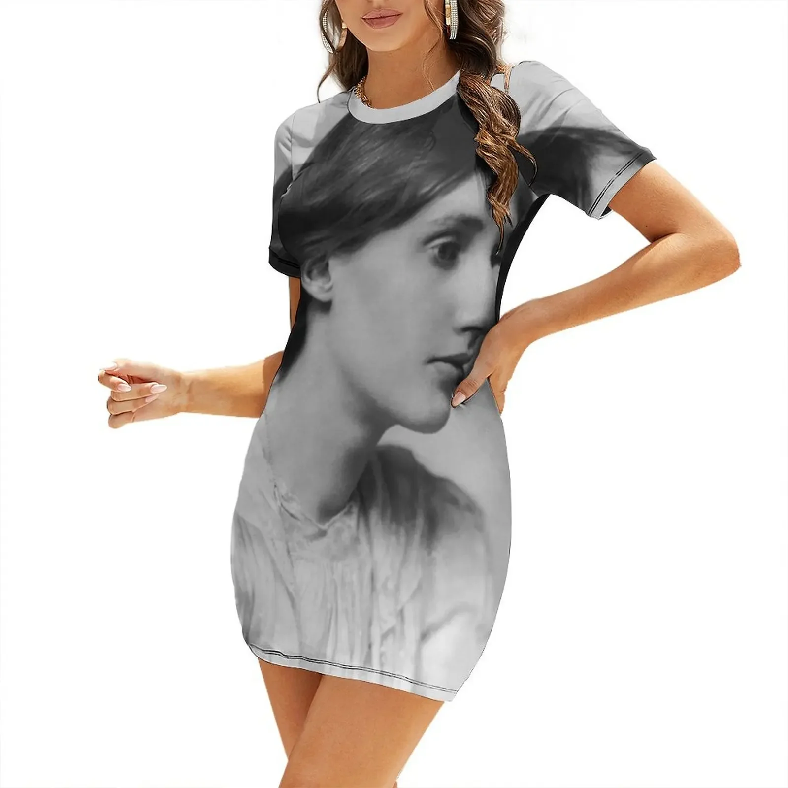 Virginia Woolf Portrait Short-Sleeved Dress elegant dresses plus sizes dresses summer woman 2026 dress party night
Virginia Woolf Portrait Short-Sleeved Dress elegant dresses plus sizes dresses summer woman 2026 dress party night