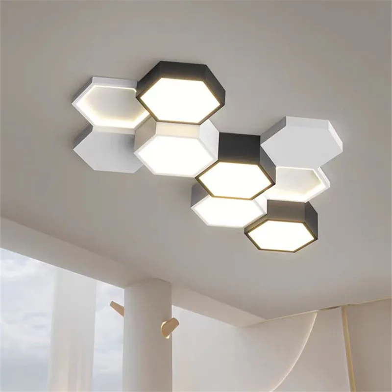Minimalist Geometric Combination Ceiling Light Nordic Honeycomb lamp Living Room LED Bedroom Creative Study Bedroom Decor Light
Minimalist Geometric Combination Ceiling Light Nordic Honeycomb lamp Living Room LED Bedroom Creative Study Bedroom Decor Light