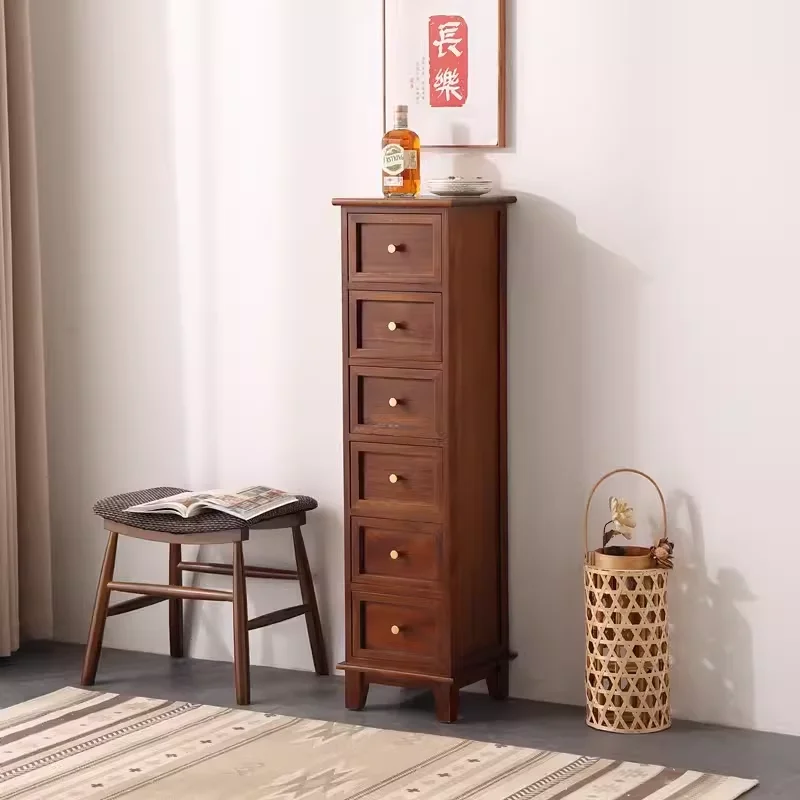 Solid Wood 5 Drawer Chest - Compact Corner Cabinet | Narrow Bedroom Dresser, Entryway Nightstand Assembly Free
Solid Wood 5 Drawer Chest - Compact Corner Cabinet | Narrow Bedroom Dresser, Entryway Nightstand Assembly Free