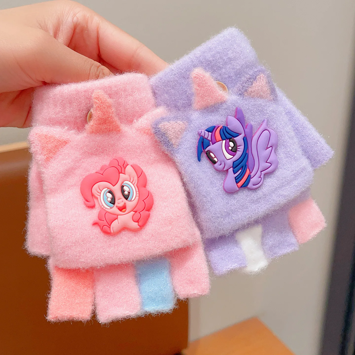 My Little Ponys Girls Gloves Winter Cute Unicorn Flip Glove Kids Outdoors Warm Mittens Children Fashion Accessory Birthday Gift
My Little Ponys Girls Gloves Winter Cute Unicorn Flip Glove Kids Outdoors Warm Mittens Children Fashion Accessory Birthday Gift