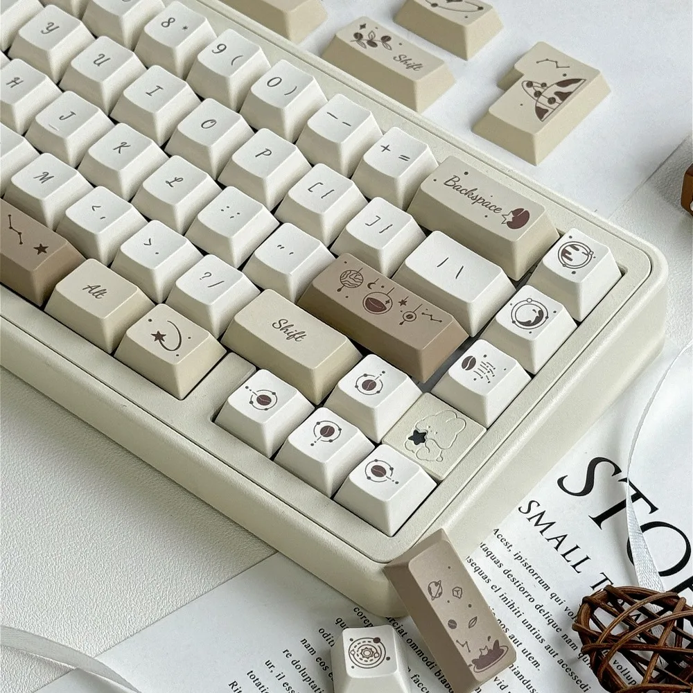 Keycaps, small full set of PBT personalization, coffee beans, suitable for mechanical keyboards, gaming keyboards
Keycaps, small full set of PBT personalization, coffee beans, suitable for mechanical keyboards, gaming keyboards