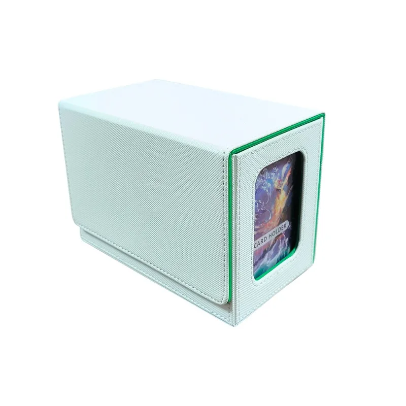160 Cards PU Card Horizontal Storage Box Capacity Multi-color Stacking Flip Magnetic Card Box Game King PTCG Planet Card
160 Cards PU Card Horizontal Storage Box Capacity Multi-color Stacking Flip Magnetic Card Box Game King PTCG Planet Card
