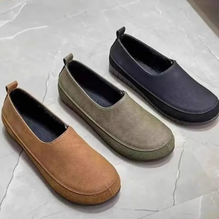 Women's Casual Single Shoes Shallow Mouth Autumn One Foot Stirrup Lazy Shoes Comfortable Flat Bottom Shopping Shoes
Women's Casual Single Shoes Shallow Mouth Autumn One Foot Stirrup Lazy Shoes Comfortable Flat Bottom Shopping Shoes