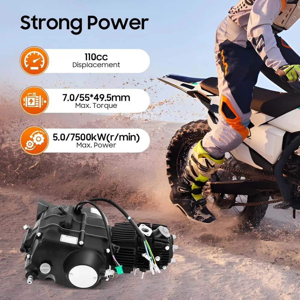 Полуавтоматический двигатель 110cc 7500 кВт для Honda CRF50 CRF70 XR50 XR70 Z50, 4-скоростной двигатель ATV Pit Dirt Bike с обратным ходом
Полуавтоматический двигатель 110cc 7500 кВт для Honda CRF50 CRF70 XR50 XR70 Z50, 4-скоростной двигатель ATV Pit Dirt Bike с обратным ходом