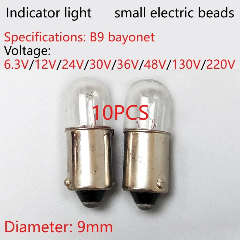 10pcs 6.3V 12V 24V 30V 36V 2W 3W 5W 0.15A Screw Instrument Signal Indicating Small Bulb Button B9 Switch Light Lamp
10pcs 6.3V 12V 24V 30V 36V 2W 3W 5W 0.15A Screw Instrument Signal Indicating Small Bulb Button B9 Switch Light Lamp