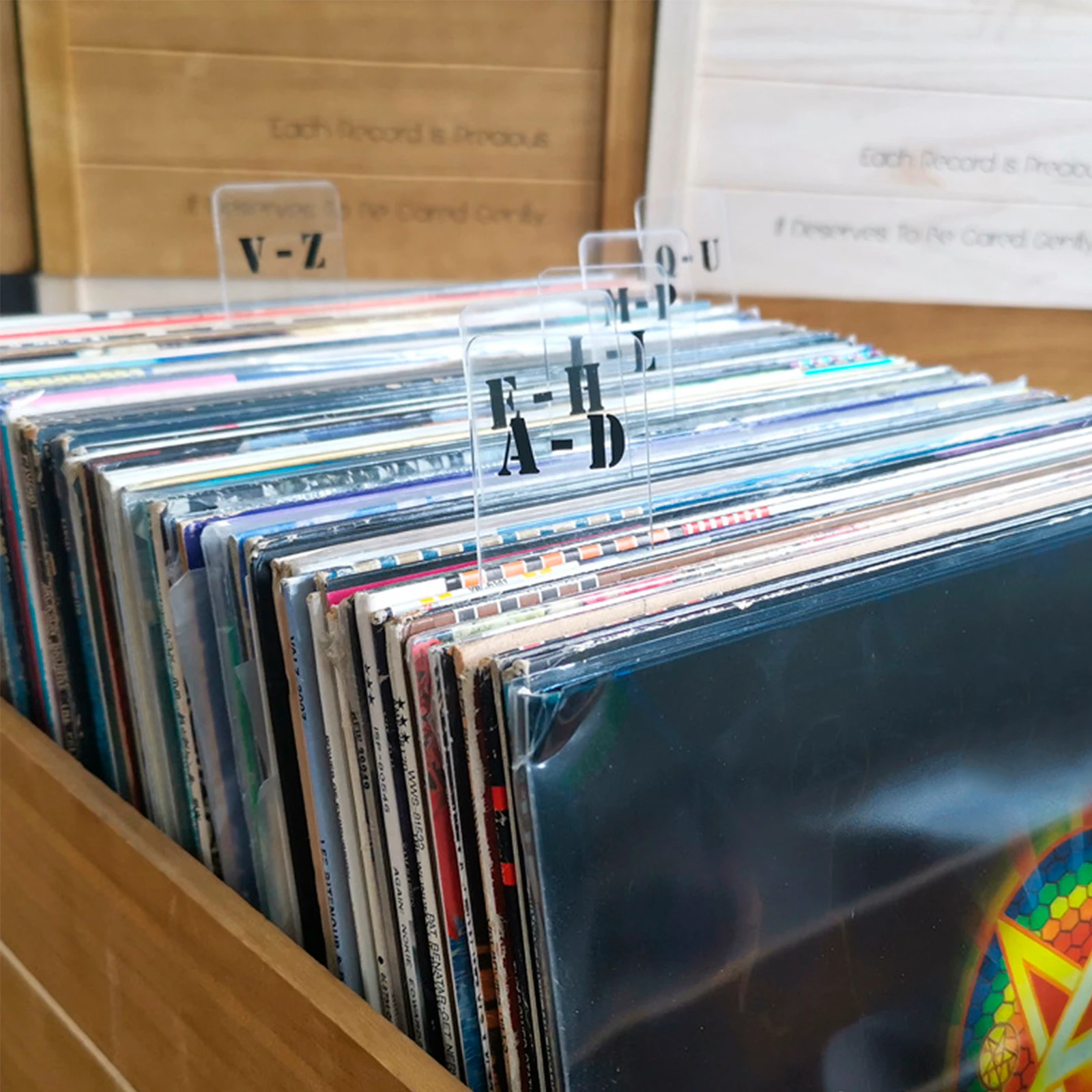 Vinyl Record Dividers Alphabetical Classification Tag Card Tabs Album Index Acrylic Material Letter Organizer Practical
Vinyl Record Dividers Alphabetical Classification Tag Card Tabs Album Index Acrylic Material Letter Organizer Practical