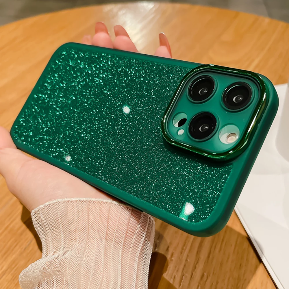 Luxury Bling Glitter Silicone Phone Case For iPhone 16 E 15 14 13 12 11 Pro XS Max X XR SE Plus Shockproof Lens Protection Cover
Luxury Bling Glitter Silicone Phone Case For iPhone 16 E 15 14 13 12 11 Pro XS Max X XR SE Plus Shockproof Lens Protection Cover