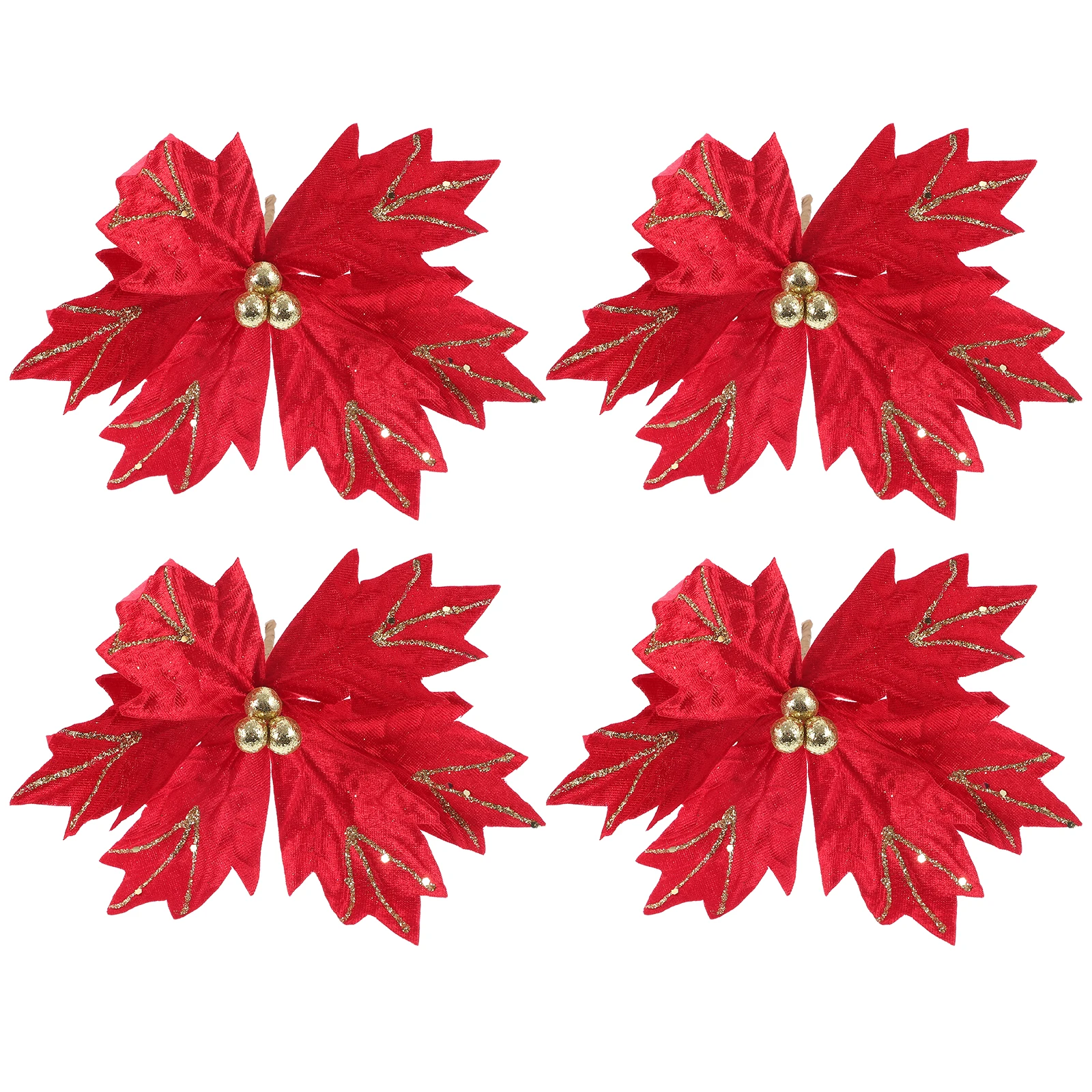 4 Pcs Flowers Christmas Christmas Artificial Flower Tree Decor Cloth Decorations for Xmas Tree Wreath Bedroom
4 Pcs Flowers Christmas Christmas Artificial Flower Tree Decor Cloth Decorations for Xmas Tree Wreath Bedroom