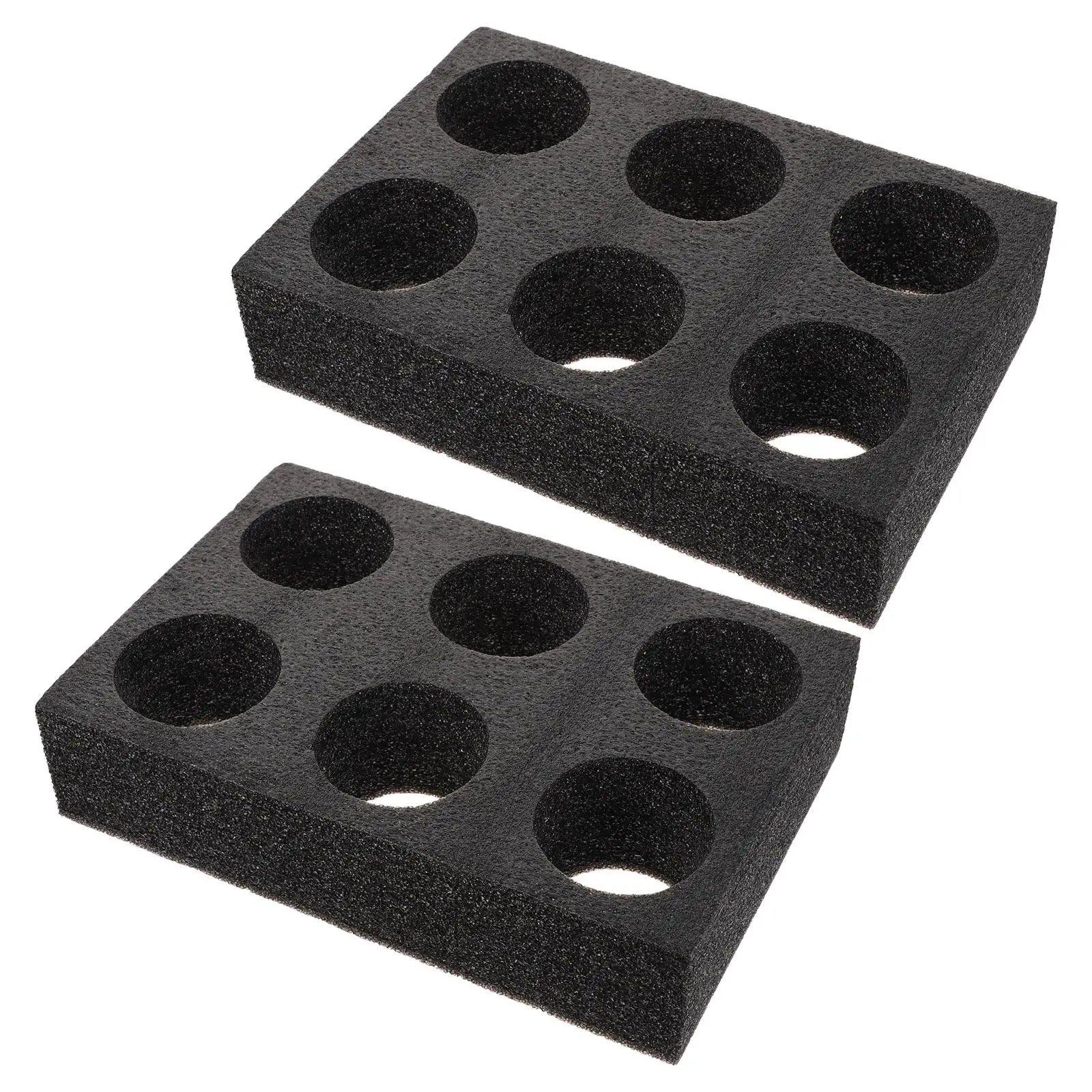 2Pcs Black 6-Hole Thickened Pearl Cotton Cup Holders for Cold Hot Drinks Takeout Suitable for Coffee Tea Milk
2Pcs Black 6-Hole Thickened Pearl Cotton Cup Holders for Cold Hot Drinks Takeout Suitable for Coffee Tea Milk