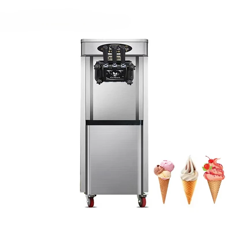 Multifunction Ice Cream Machine 20-25L/H Commercial Automatic Soft Ice Cream Maker Machine
Multifunction Ice Cream Machine 20-25L/H Commercial Automatic Soft Ice Cream Maker Machine