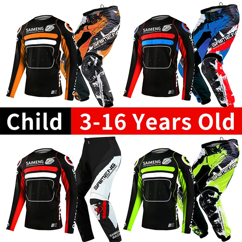 Child Motorcycle Gear set Kids Motocross jersey pant Boys Girls green name number customize 3 4 5 6 7 8 9 year Enduro Suit
Child Motorcycle Gear set Kids Motocross jersey pant Boys Girls green name number customize 3 4 5 6 7 8 9 year Enduro Suit