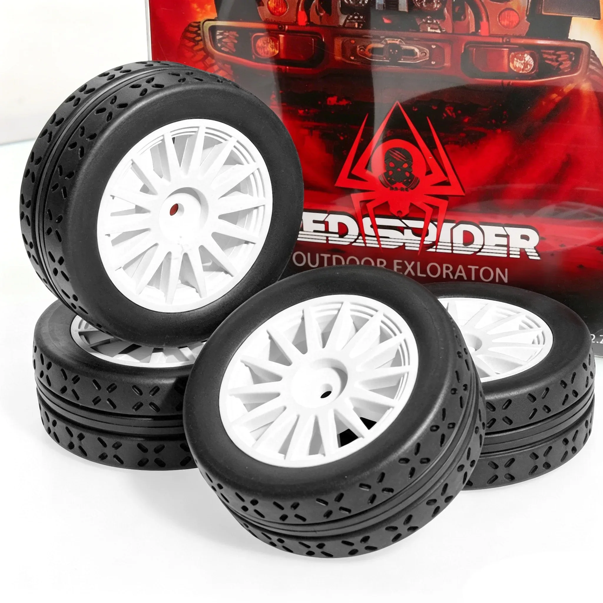 4Pcs 1/10 RC On-road Drift Car Rubber Tires for 1:10 4WD Buggy Tamiya Wltoys 144001 94107 Also For 1/12 1/14 1/16 Car
4Pcs 1/10 RC On-road Drift Car Rubber Tires for 1:10 4WD Buggy Tamiya Wltoys 144001 94107 Also For 1/12 1/14 1/16 Car