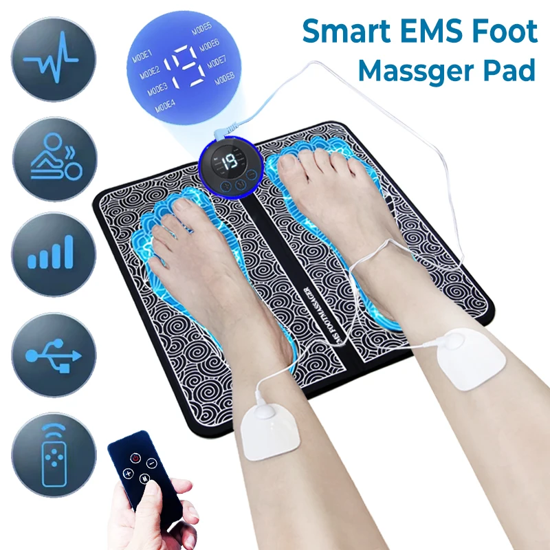 Electric Foot Massager Pad Muscle Massage Relaxation Trainer For Massage Fitness Outdoor Sport Home Family Relax
Electric Foot Massager Pad Muscle Massage Relaxation Trainer For Massage Fitness Outdoor Sport Home Family Relax
