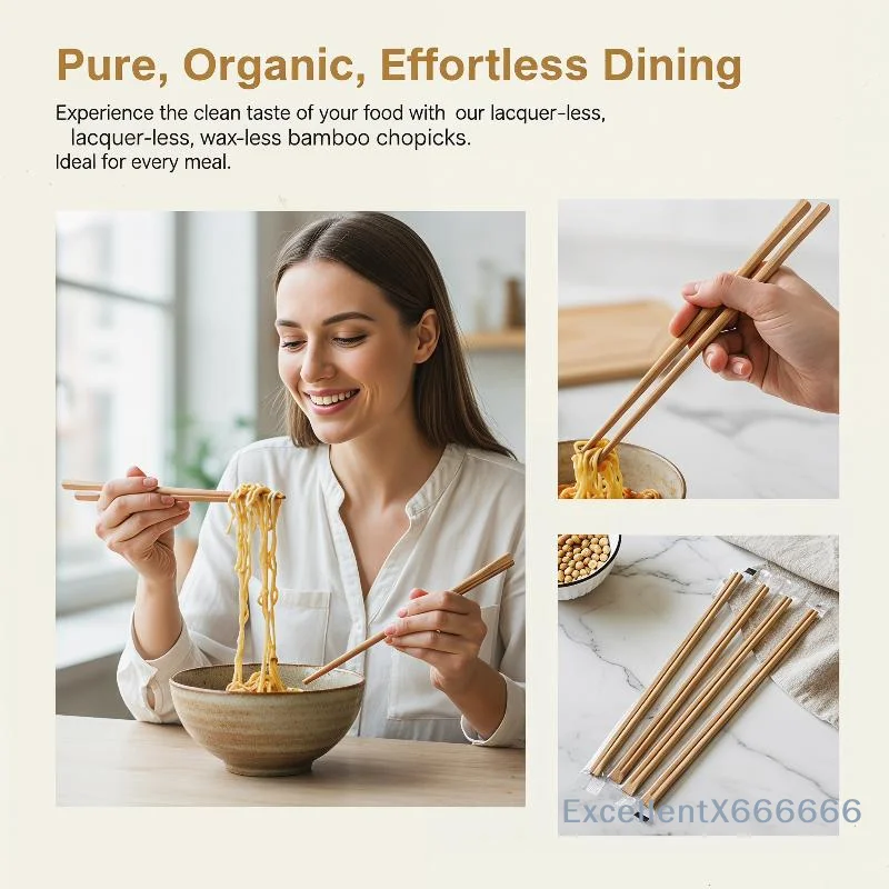 Disposable Chopsticks 50 Pairs Independent Packaging Food Safe Portable for Takeaway Camping Office Lunch
Disposable Chopsticks 50 Pairs Independent Packaging Food Safe Portable for Takeaway Camping Office Lunch