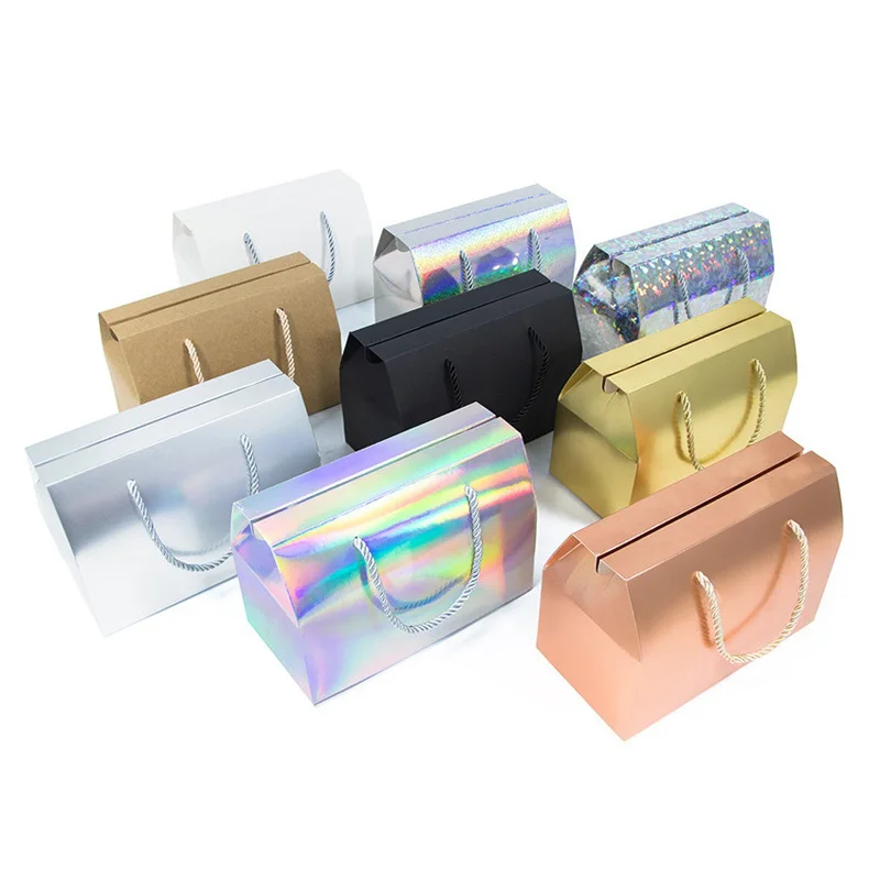 100Pcs/Lot Colorful Snow Crispy Cake Packaging Box Handheld Paper Box Handheld Gift Box
100Pcs/Lot Colorful Snow Crispy Cake Packaging Box Handheld Paper Box Handheld Gift Box
