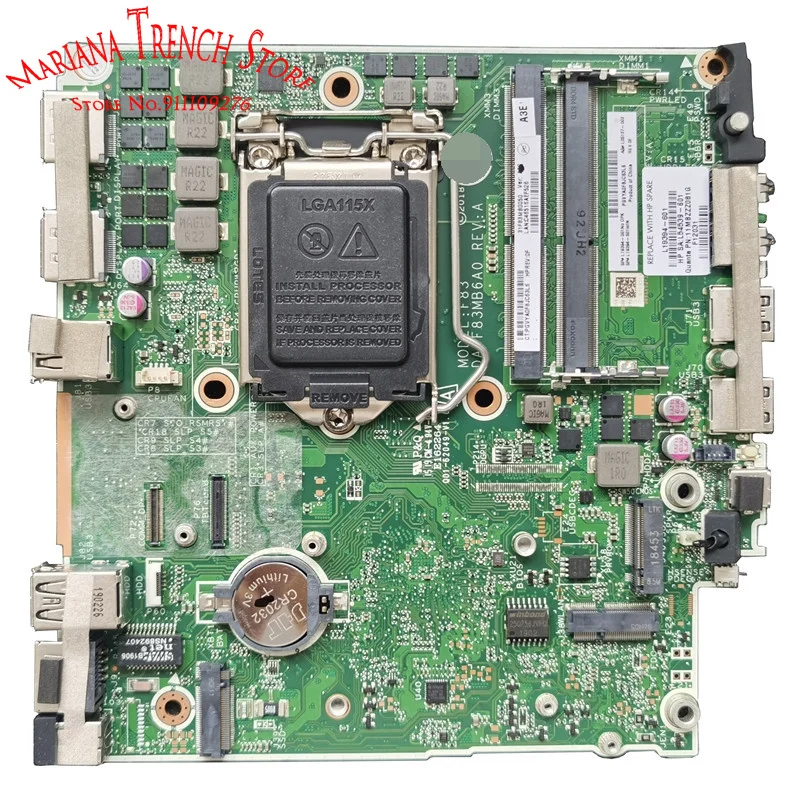 Материнская плата настольного ПК для HP EliteDesk800 G4/G5 DM L19394-601/001 DA0F83MB6A0
Материнская плата настольного ПК для HP EliteDesk800 G4/G5 DM L19394-601/001 DA0F83MB6A0