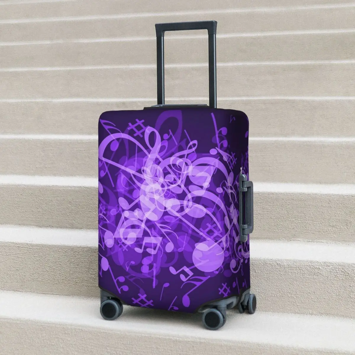 Purple Glow Music Notes Suitcase Cover Protection Elastic Trip Luggage Protector Covers for 18-32 Inch
Purple Glow Music Notes Suitcase Cover Protection Elastic Trip Luggage Protector Covers for 18-32 Inch