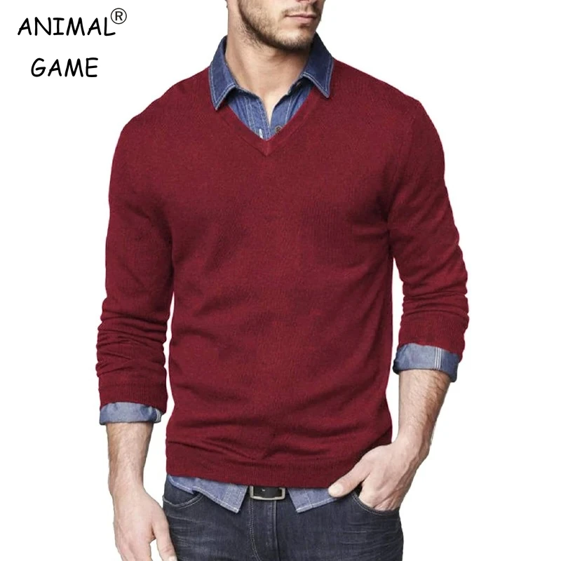 Новый мужской пуловер с v-образным вырезом, вязаный свитер, легкий повседневный платье, свитер, уличные деловые однотонные пуловеры
Новый мужской пуловер с v-образным вырезом, вязаный свитер, легкий повседневный платье, свитер, уличные деловые однотонные пуловеры
