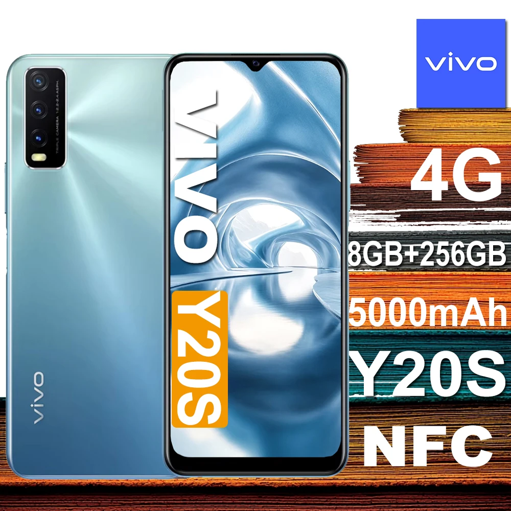 VIVO Y20S original smart fashion mobile phone 8GB+256GB/5000mah long battery life/support GPS positioning and NFC function
VIVO Y20S original smart fashion mobile phone 8GB+256GB/5000mah long battery life/support GPS positioning and NFC function