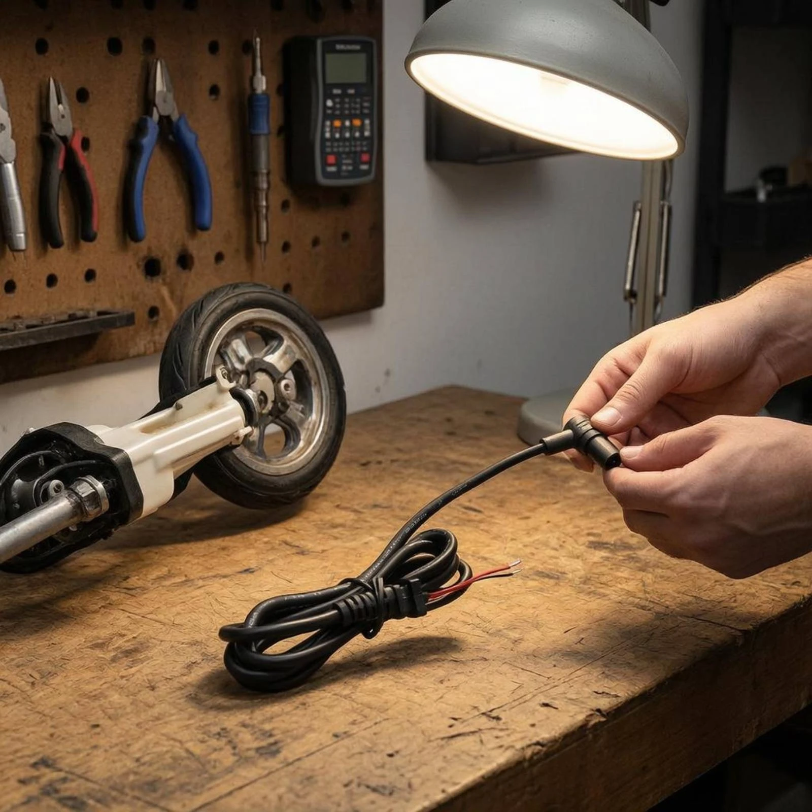 Electric Scooter Charging Cable 123 Cm Hollow Tip Charging Cable Charger Cord Reliable Connection Mobility Aid Accessory
Electric Scooter Charging Cable 123 Cm Hollow Tip Charging Cable Charger Cord Reliable Connection Mobility Aid Accessory