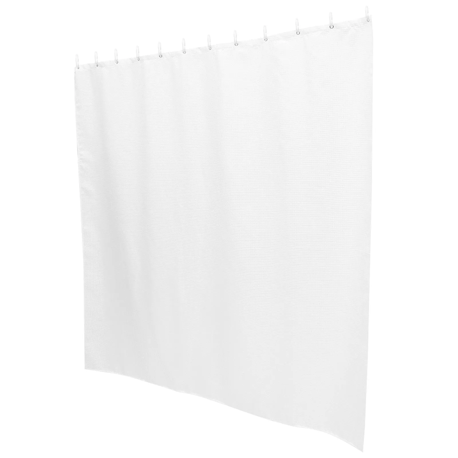 Однотонная водонепроницаемая шторка для душа с вафельным узором, моющаяся, большая, для ванной комнаты, отеля, общежития, с крючками
Однотонная водонепроницаемая шторка для душа с вафельным узором, моющаяся, большая, для ванной комнаты, отеля, общежития, с крючками