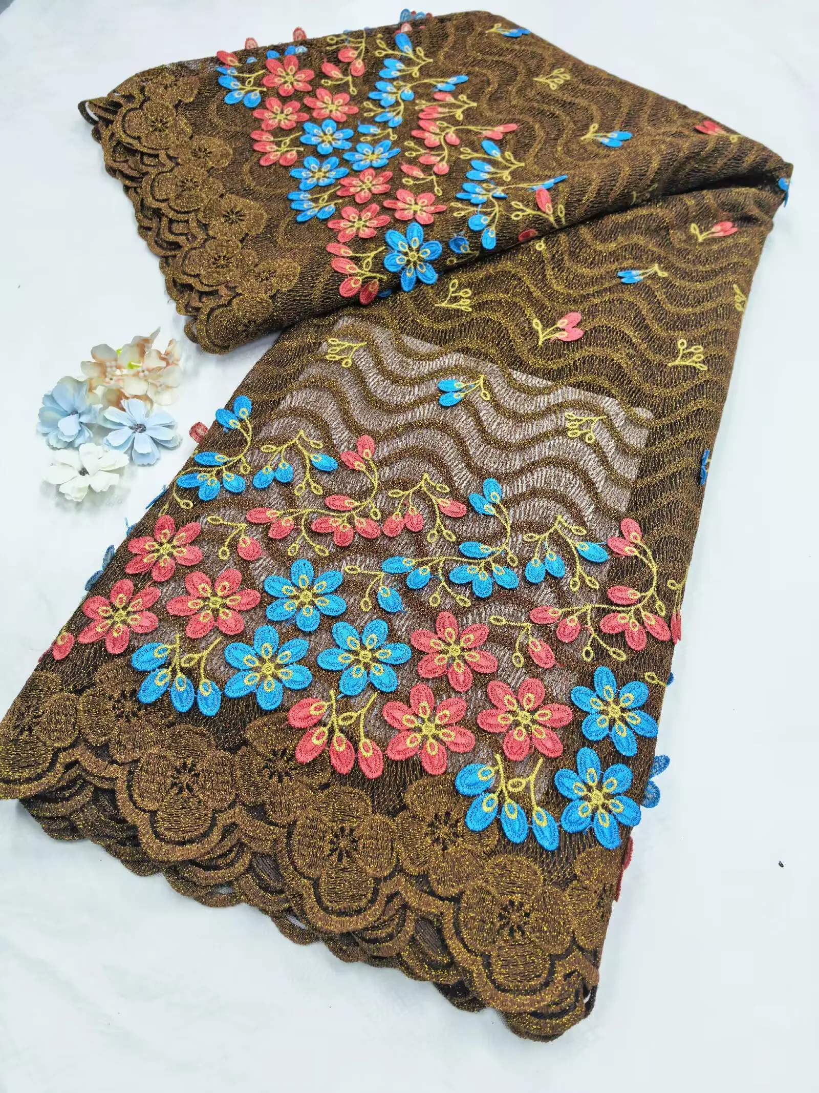 3D Embroidery African Guipure Lace Fabric 2026 High Quality Lace Material Nigerian French African Lace Fabrics For Women Wedding
3D Embroidery African Guipure Lace Fabric 2026 High Quality Lace Material Nigerian French African Lace Fabrics For Women Wedding