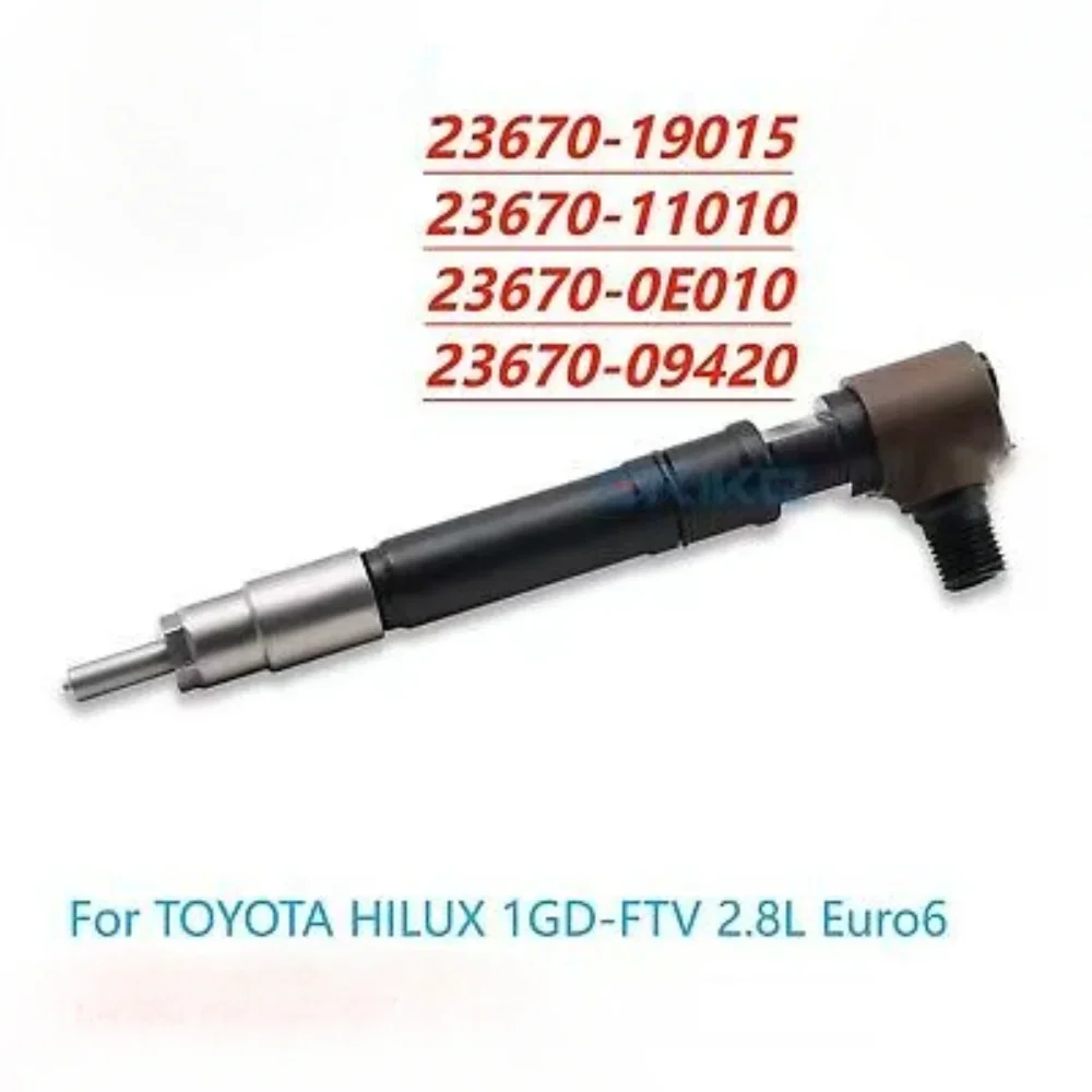 23670-09420/23670-0E010/23670-19015 diesel injectors are suitable for 2015-2021 Toyota Hilux Fortuner Land Cruiser 1GD-FTV 2.8D
23670-09420/23670-0E010/23670-19015 diesel injectors are suitable for 2015-2021 Toyota Hilux Fortuner Land Cruiser 1GD-FTV 2.8D