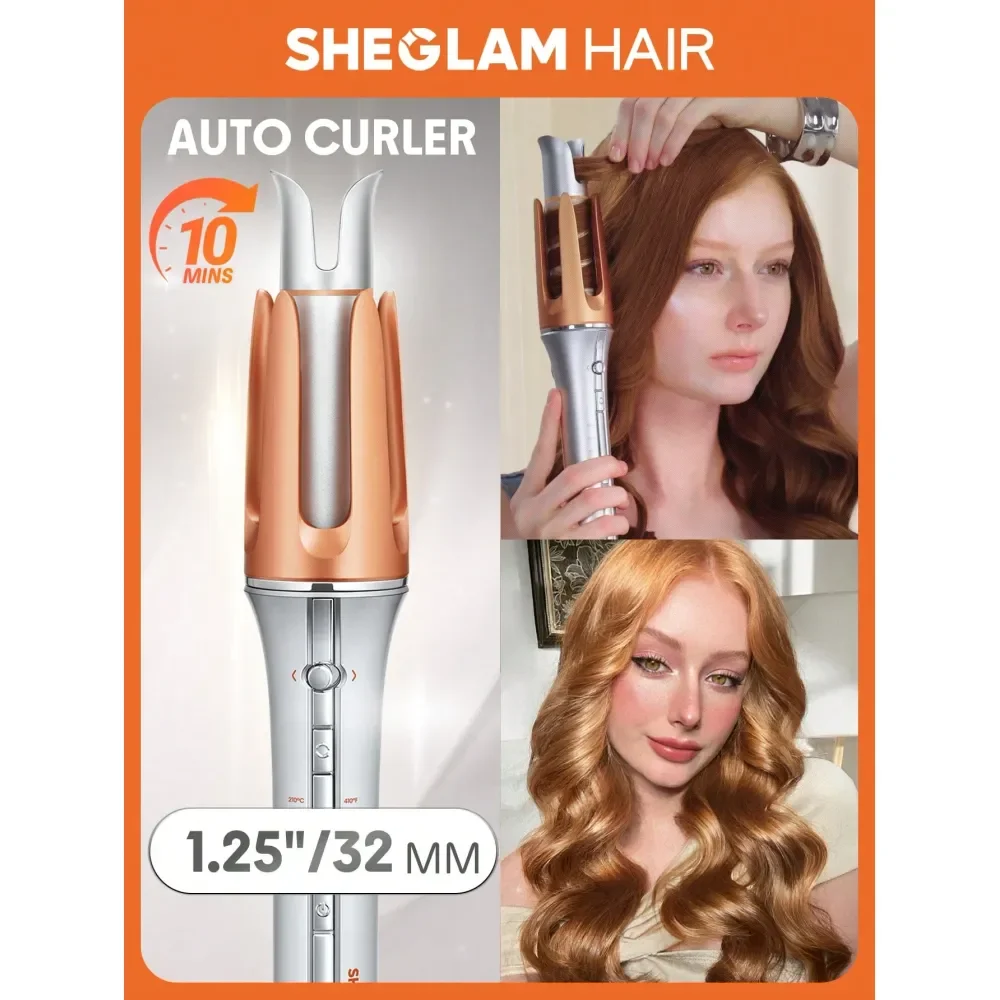 HAIR ItCurl OneTouch Instant Curler Automatic Curling Iron,Auto Hair Curler,32mm Automatic Hair Curler With 3 Temperatures,Fast
HAIR ItCurl OneTouch Instant Curler Automatic Curling Iron,Auto Hair Curler,32mm Automatic Hair Curler With 3 Temperatures,Fast