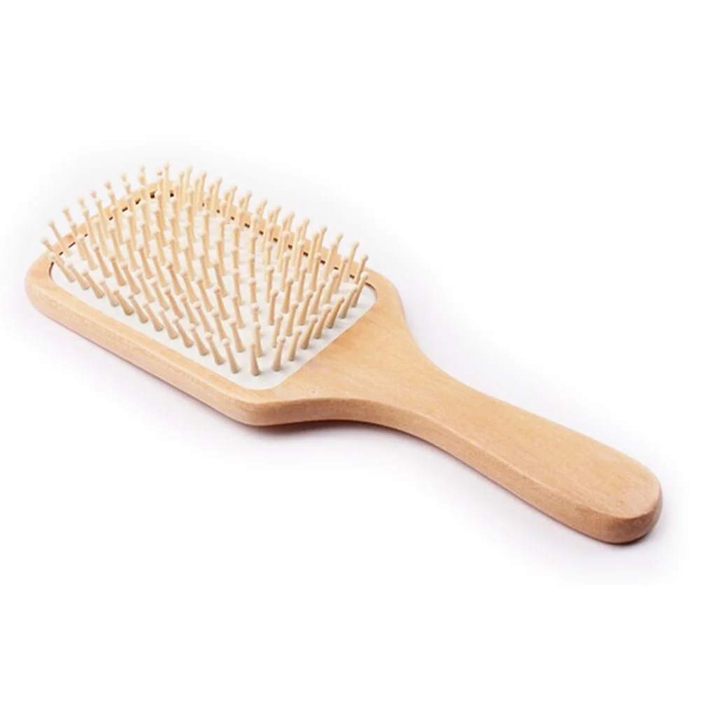 Wooden Massage Comb White 25X8Cm Natural Wood Rubber Bristles Hair Massage Brush For Scalp Circulation Flexible Gasbag Design
Wooden Massage Comb White 25X8Cm Natural Wood Rubber Bristles Hair Massage Brush For Scalp Circulation Flexible Gasbag Design
