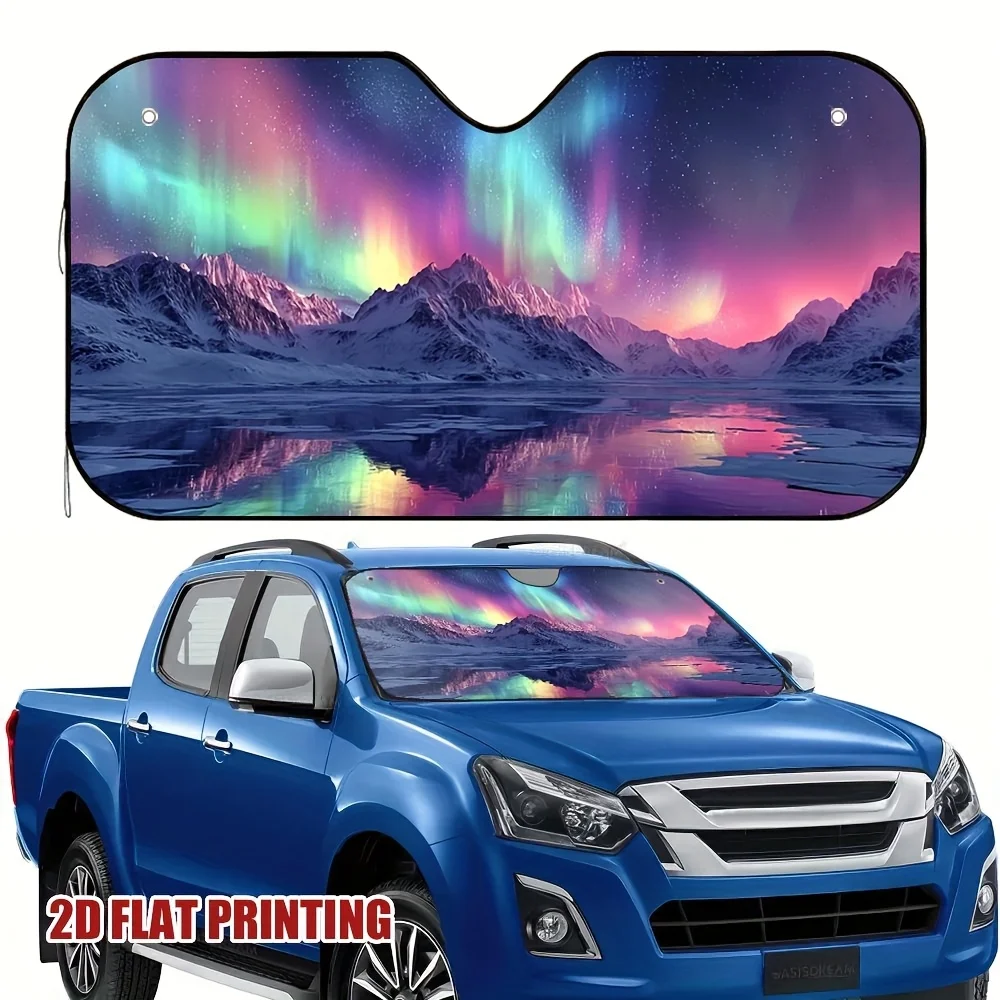 1pc 2D Flat Pring Advanced Windshield Sunshade for Car Aurora Borealis1 Polyester Christmas for Protect Cars
1pc 2D Flat Pring Advanced Windshield Sunshade for Car Aurora Borealis1 Polyester Christmas for Protect Cars