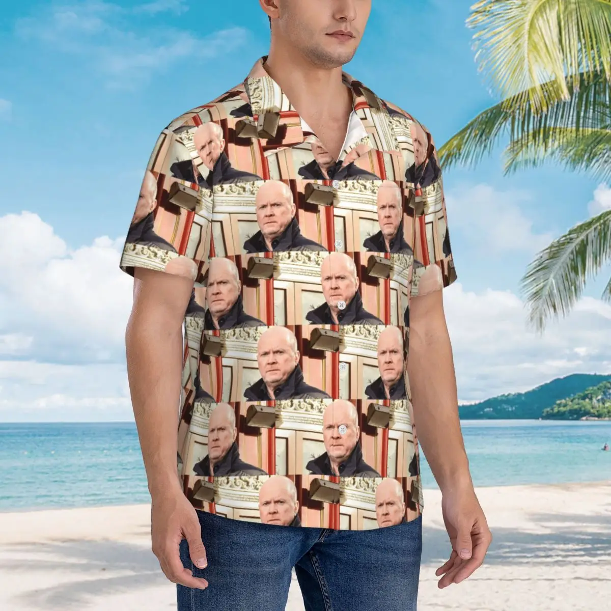 Phil Mitchell Eastenders And British TV Icon (Steve McFadden) Hawaiian Shirts Casual Men Short Sleeve Shirt Beach Men's Tops
Phil Mitchell Eastenders And British TV Icon (Steve McFadden) Hawaiian Shirts Casual Men Short Sleeve Shirt Beach Men's Tops