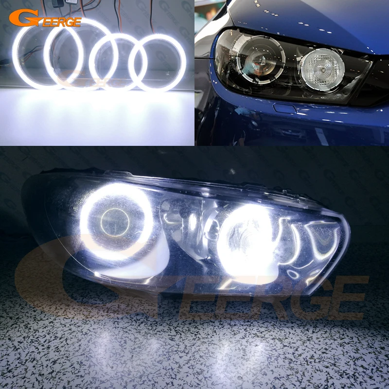For Volkswagen VW Scirocco III 2008 2009 2010 2012 2013 Ultra Bright COB Led Angel Eyes Kit Halo Rings Day Light Car Accessories
For Volkswagen VW Scirocco III 2008 2009 2010 2012 2013 Ultra Bright COB Led Angel Eyes Kit Halo Rings Day Light Car Accessories