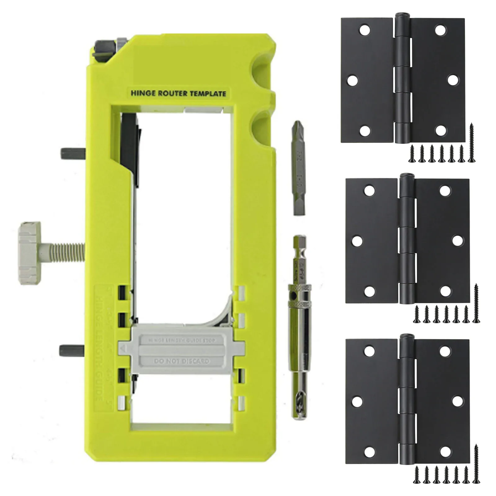 Door Hinge Jig with 3pcs Doors Hinges Door Hinge Adjustment Tool Door Lock Installation Kits Ideal for Internal Doors & Cabinet
Door Hinge Jig with 3pcs Doors Hinges Door Hinge Adjustment Tool Door Lock Installation Kits Ideal for Internal Doors & Cabinet