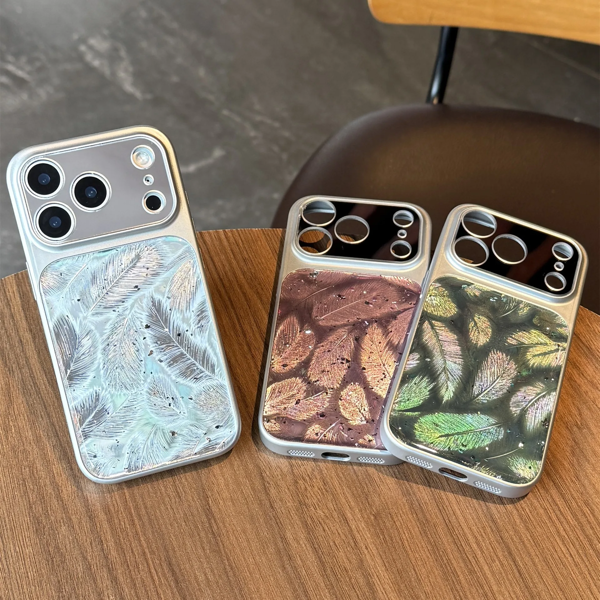 Electroplated Feathers Phone Case For iPhone 17 16 15 14 Pro Max Full Cover
Electroplated Feathers Phone Case For iPhone 17 16 15 14 Pro Max Full Cover