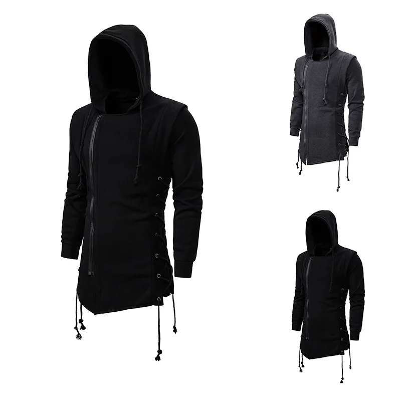 Dark Style Casual Hoodie Sweatshirt Loose Outerwear Men's Fashion Autumn New Arrival European Size Loose Fit Hooded Jacket
Dark Style Casual Hoodie Sweatshirt Loose Outerwear Men's Fashion Autumn New Arrival European Size Loose Fit Hooded Jacket