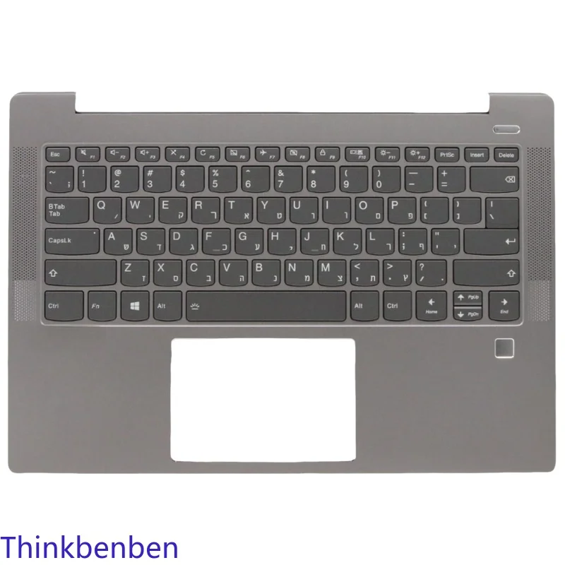 HB Hebrew (IL Israel) Grey Keyboard Upper Case Palmrest Shell Cover For Lenovo Ideapad S540 14 14IWL 14IML 14API 5CB0S17223
HB Hebrew (IL Israel) Grey Keyboard Upper Case Palmrest Shell Cover For Lenovo Ideapad S540 14 14IWL 14IML 14API 5CB0S17223