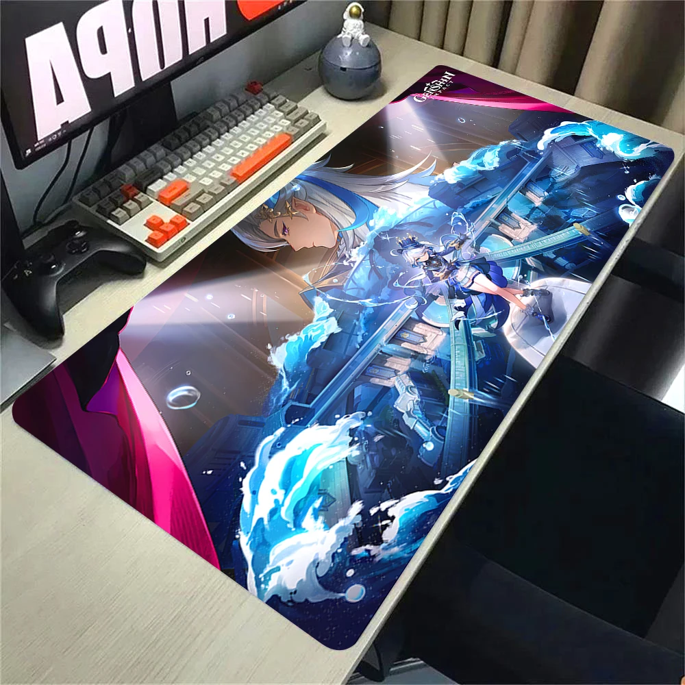 Large XXL 90x40cm Kawaii Fantasy Water Girl Gaming Mouse Pad Non Slip Rubber Stitched Edge Desk Mat For PC Laptop Office Gift
Large XXL 90x40cm Kawaii Fantasy Water Girl Gaming Mouse Pad Non Slip Rubber Stitched Edge Desk Mat For PC Laptop Office Gift