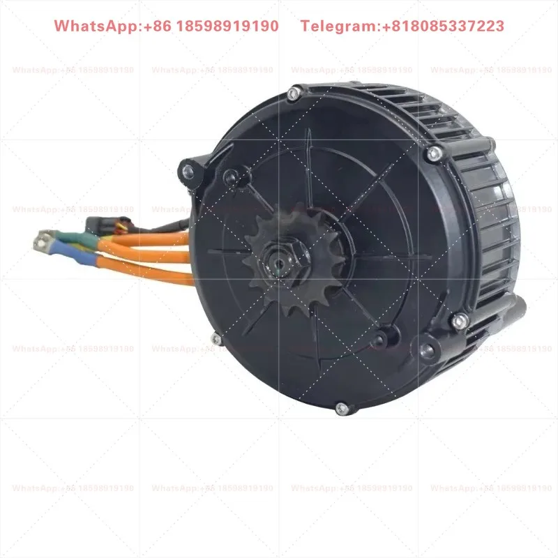 QS165 V2 5000W 35H 72V Central Drive Motor Hall Encoder PMSM for Industrial Automation Equipment Use