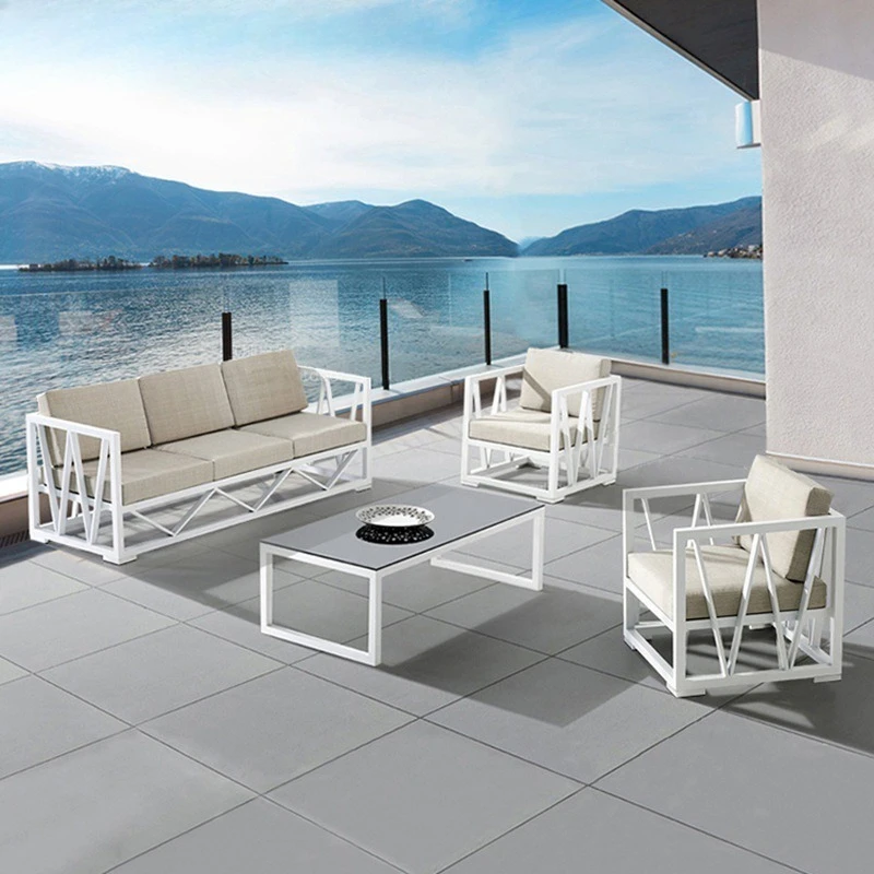 Outdoor sofa courtyard coffee table combination leisure terrace waterproof and sunscreen sales department designer all-aluminum
Outdoor sofa courtyard coffee table combination leisure terrace waterproof and sunscreen sales department designer all-aluminum