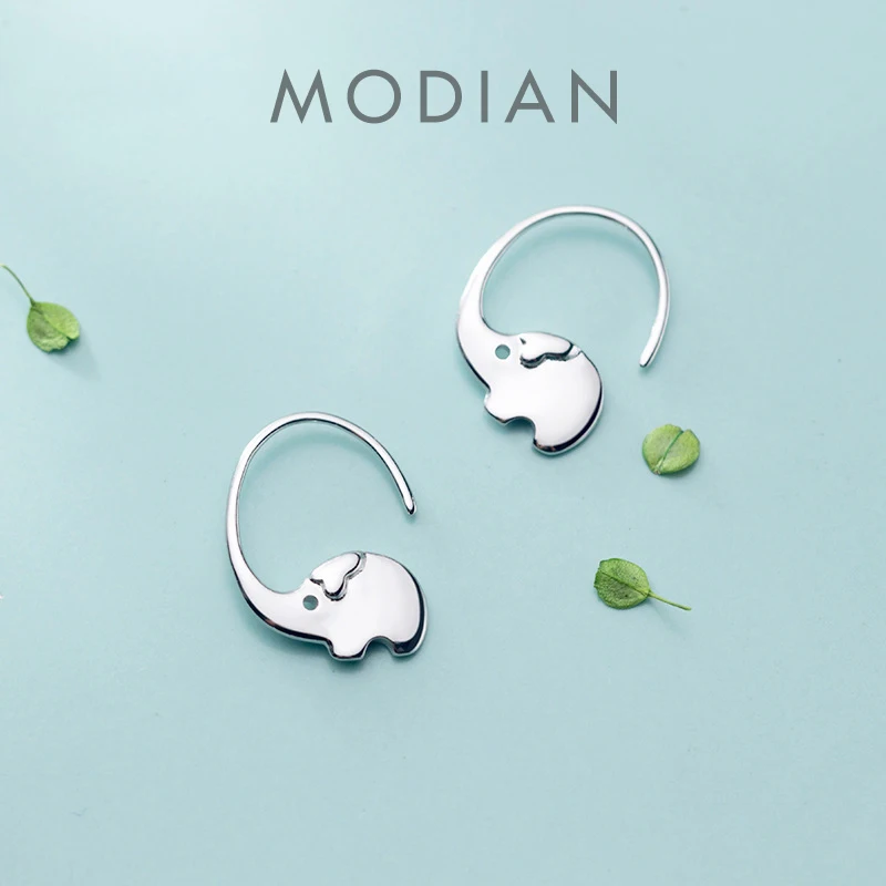 Modian Cute Elephant Drop Earring for Women Gift Fashion Authentic 925 Sterling Silver Hook Earring Fine Jewelry Brincos
Modian Cute Elephant Drop Earring for Women Gift Fashion Authentic 925 Sterling Silver Hook Earring Fine Jewelry Brincos